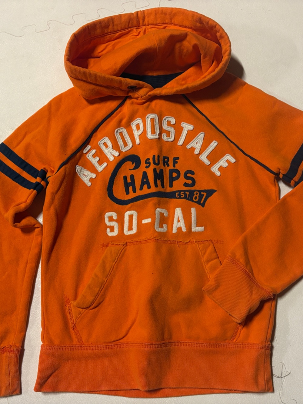 Aeropostale Orange Kids Hoodie with SO-CAL Champs Graphic